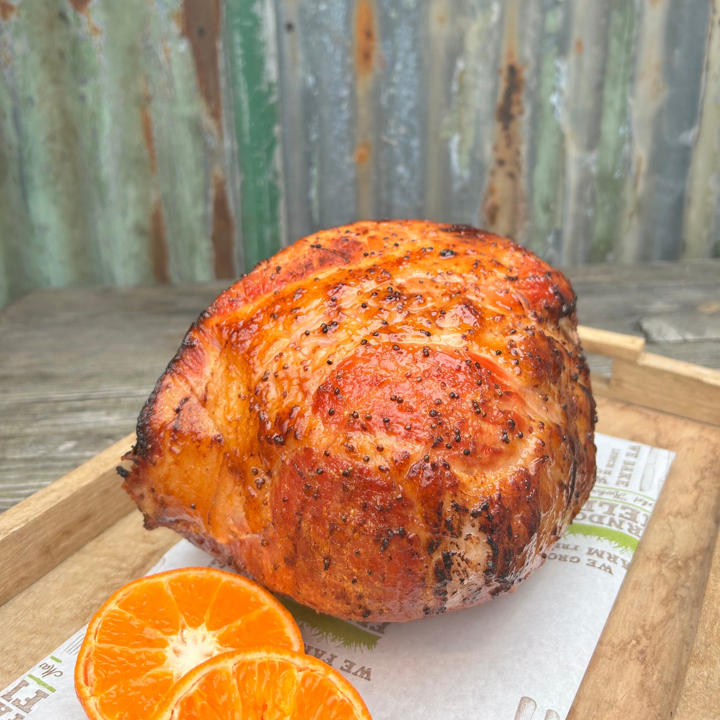 Marmalade Glazed Cooked Ham