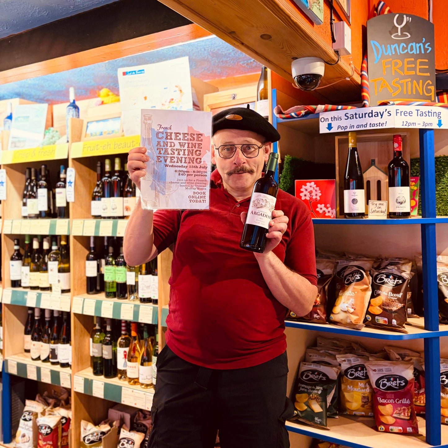 French Cheese & Wine Tasting Evening