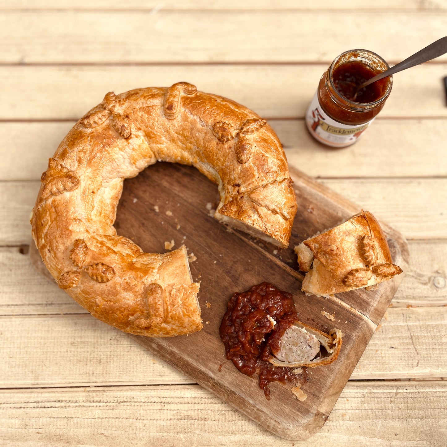 Pork Sausage Roll Wreath