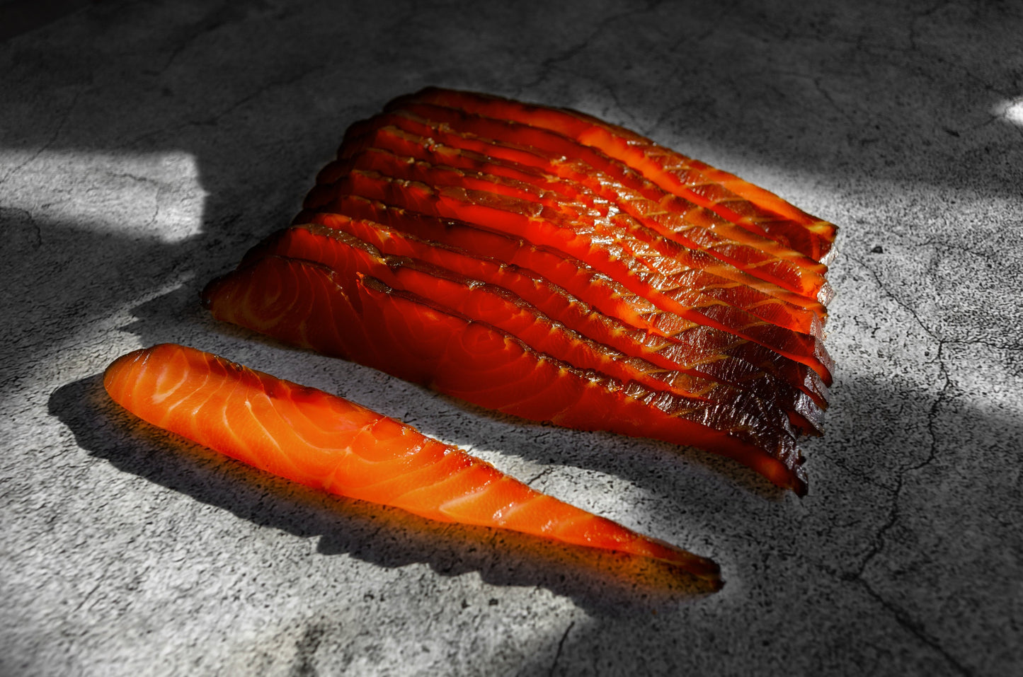 Whisky & Soy Glazed Side of Smoked Salmon