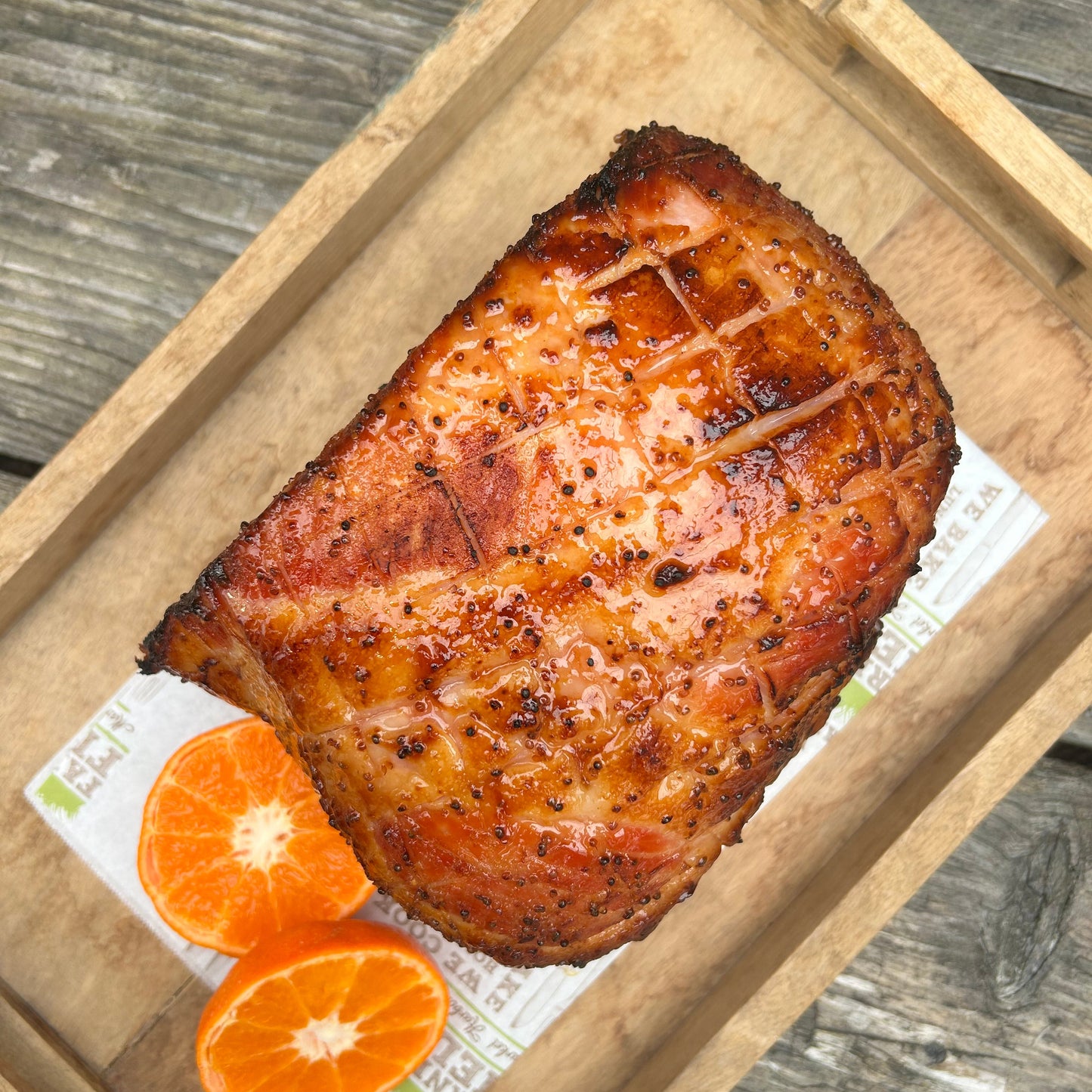 Marmalade Glazed Cooked Ham