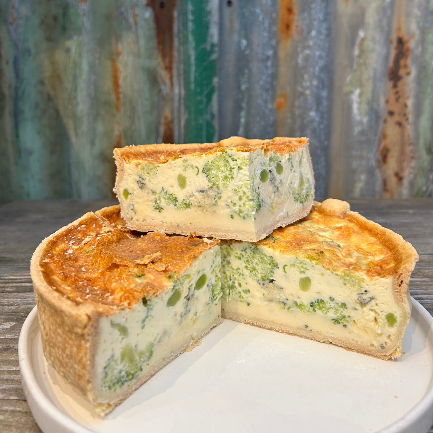 Broccoli & Stilton Quiche