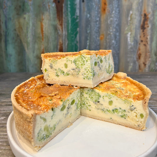 Broccoli & Stilton Quiche