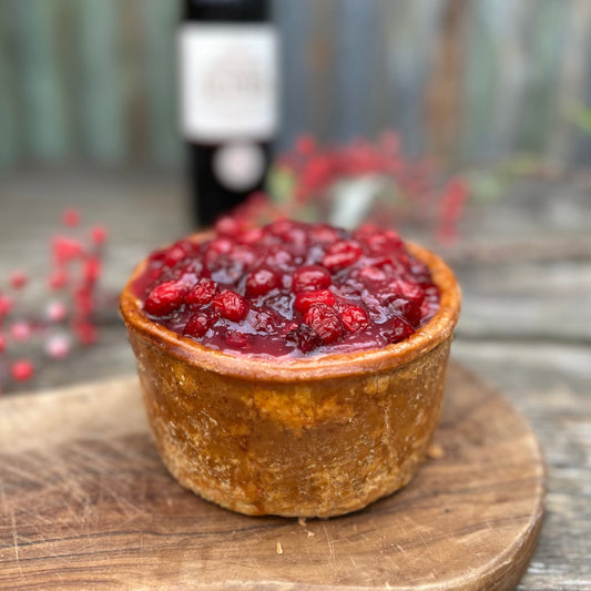 Turkey, Stuffing & Cranberry Pie