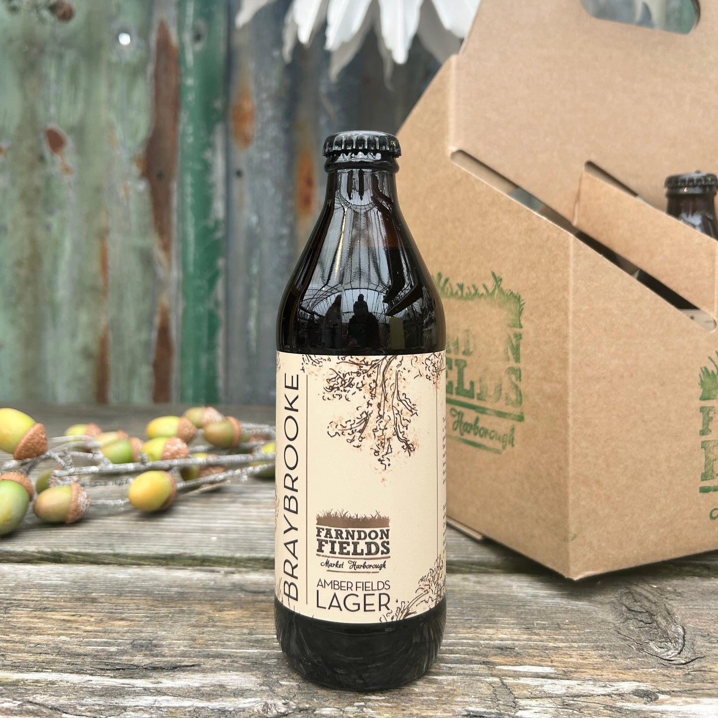 Case of 6 Amber Fields Lager