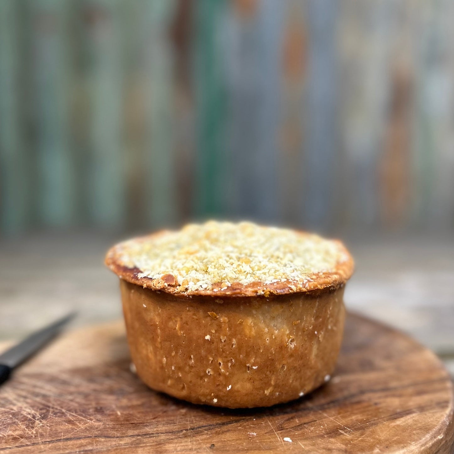 Stilton Crumb Pork Pie