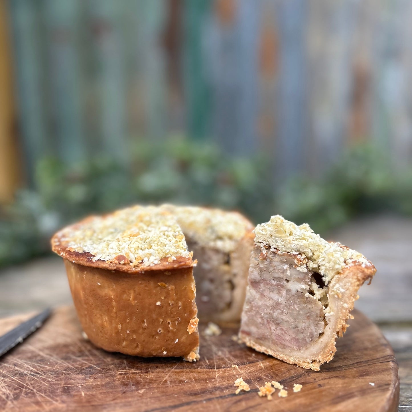 Stilton Crumb Pork Pie
